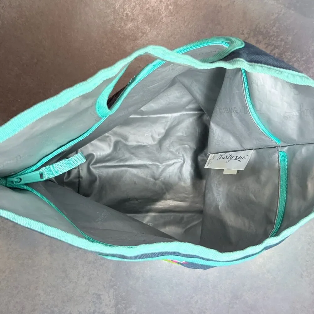 Thirty-One Go-To Thermal Lunch Bag | Navy Topsy Turtles